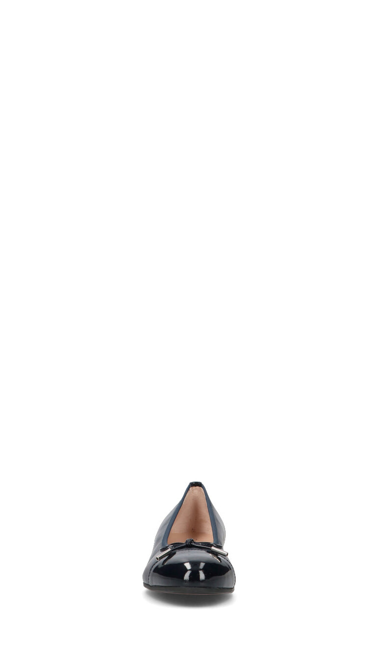 CINZIA VALLE Ballerina donna blu in pelle