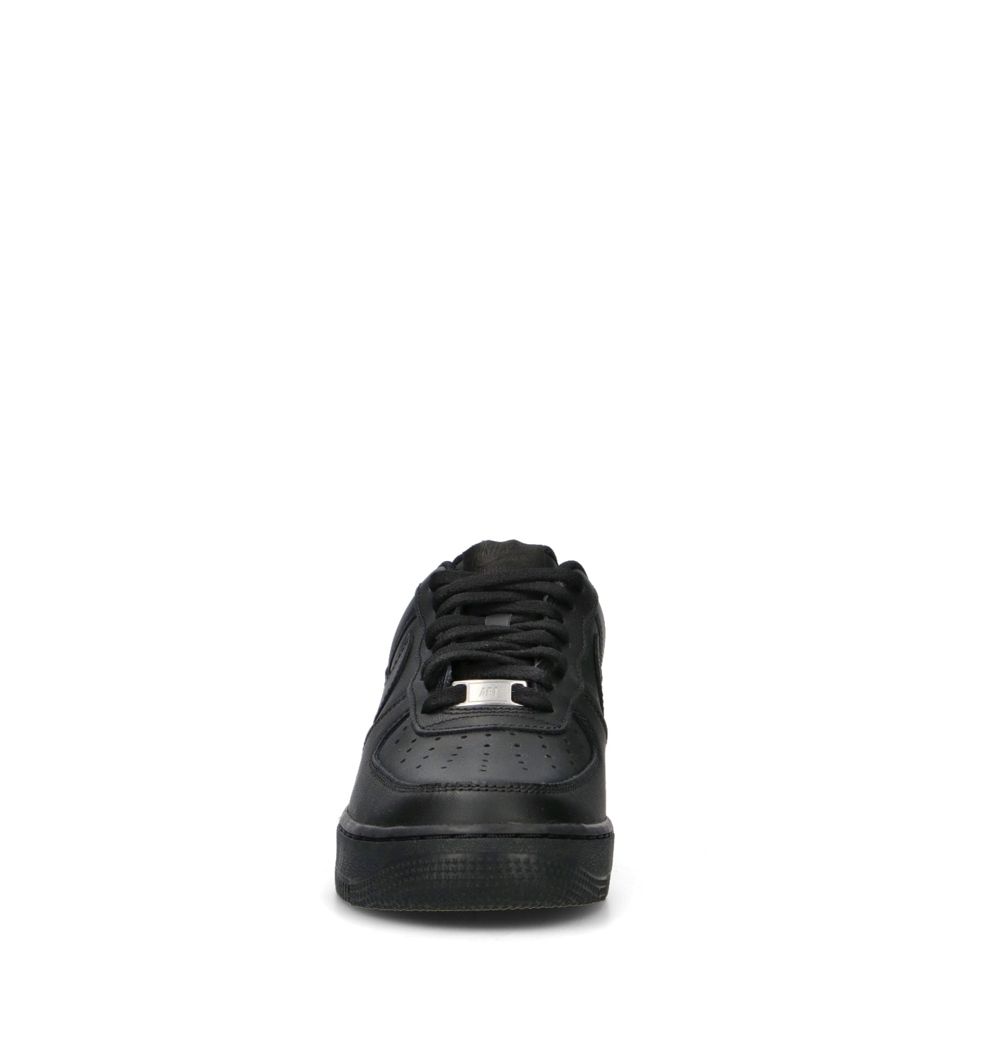 NIKE AIR FORCE 1 '07 Sneaker uomo nera in pelle