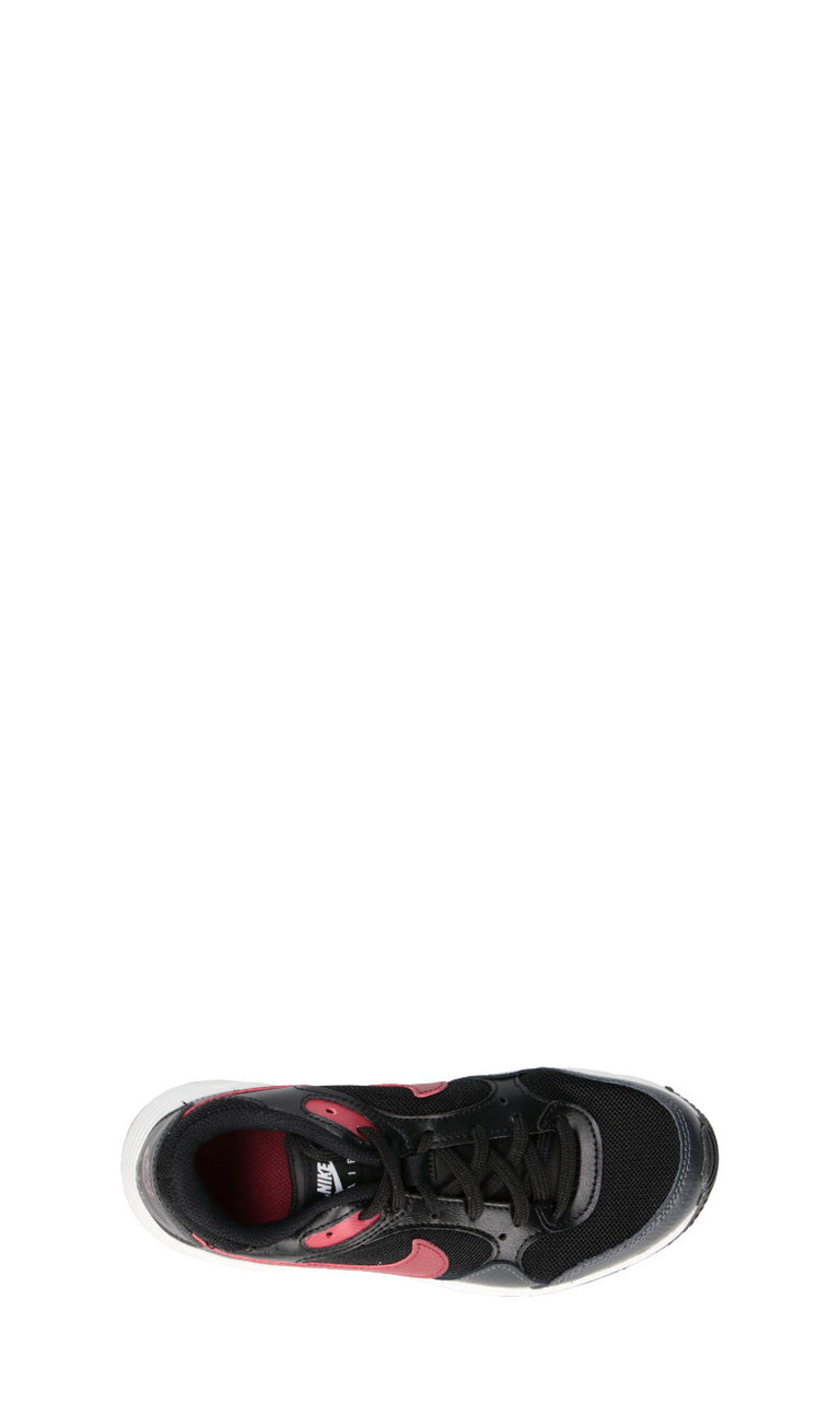 NIKE AIR MAX SC (GS) Sneaker bimbo nera in pelle