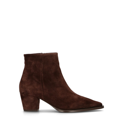 DOROTHYD Tronchetto donna testa di moro in suede