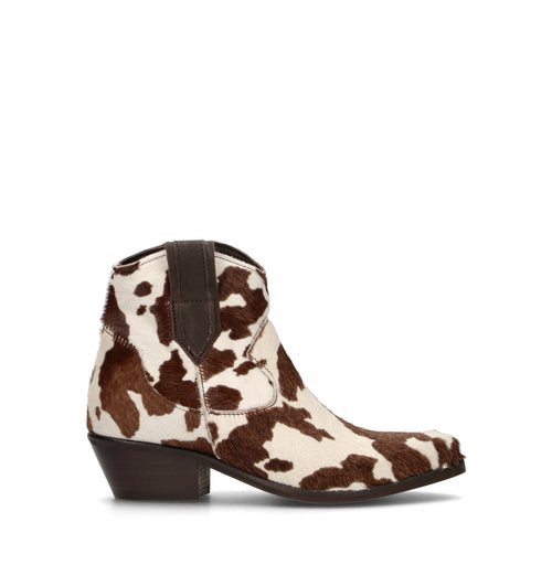 DOROTHYD Tronchetto donna bianco/marrone in cavallino