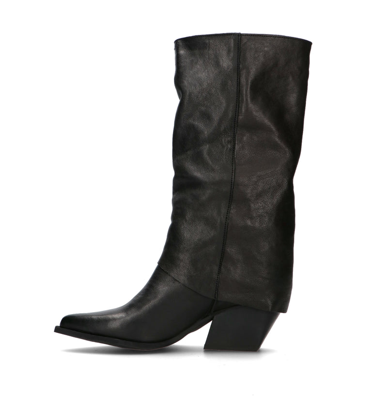 DOROTHYD Stivale donna nero in pelle