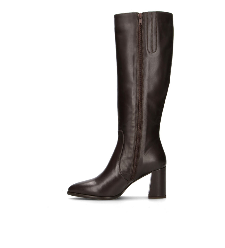 DOROTHYD Stivale donna testa di moro in pelle