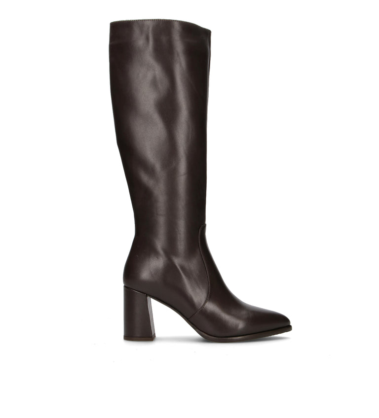 DOROTHYD Stivale donna testa di moro in pelle