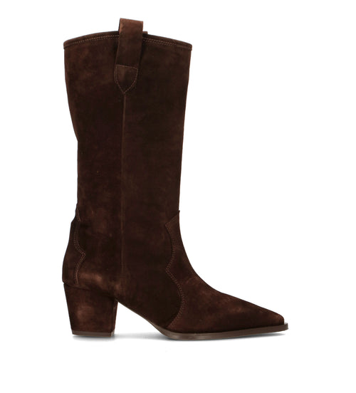 DOROTHYD Stivale donna testa di moro in suede