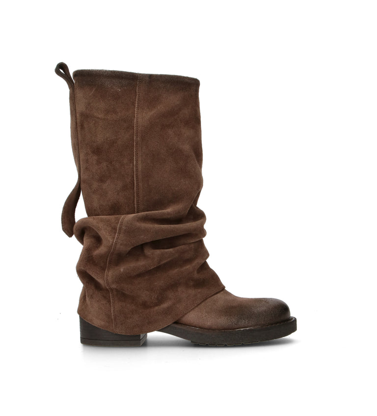 DOROTHYD Stivale donna testa di moro in suede