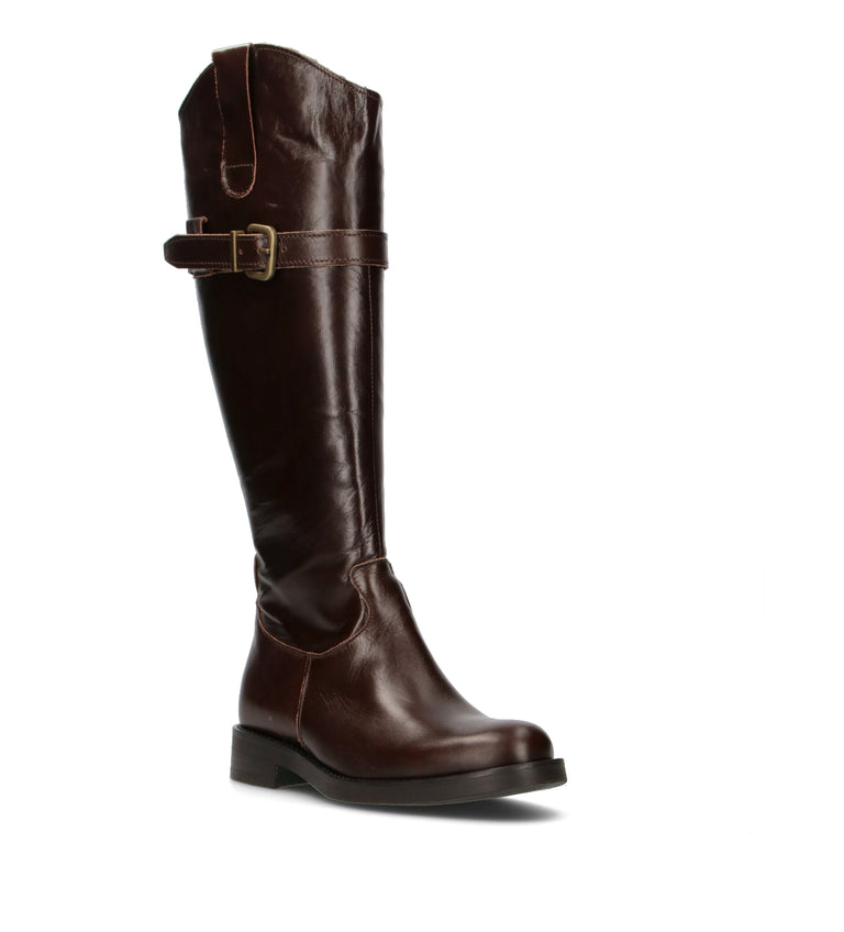 DOROTHYD Stivale donna testa di moro in pelle