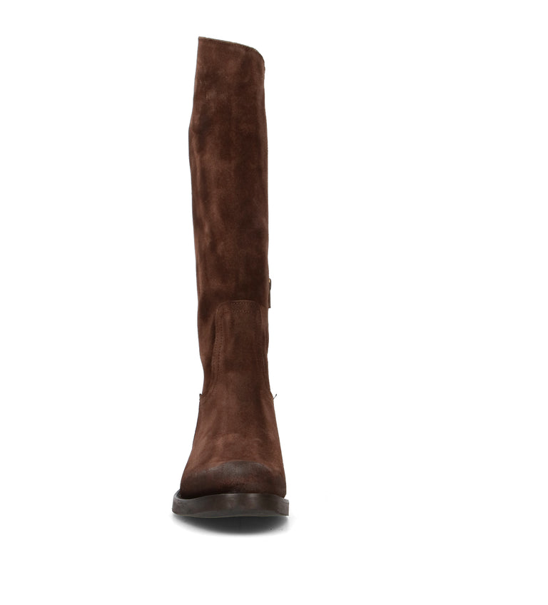 DOROTHYD Stivale donna testa di moro in suede