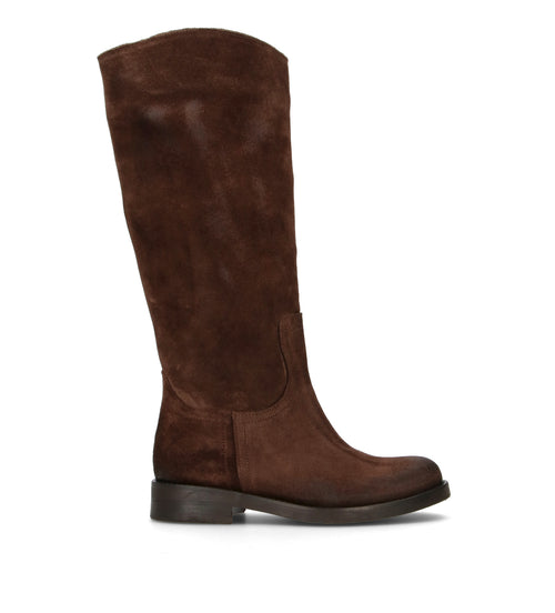 DOROTHYD Stivale donna testa di moro in suede