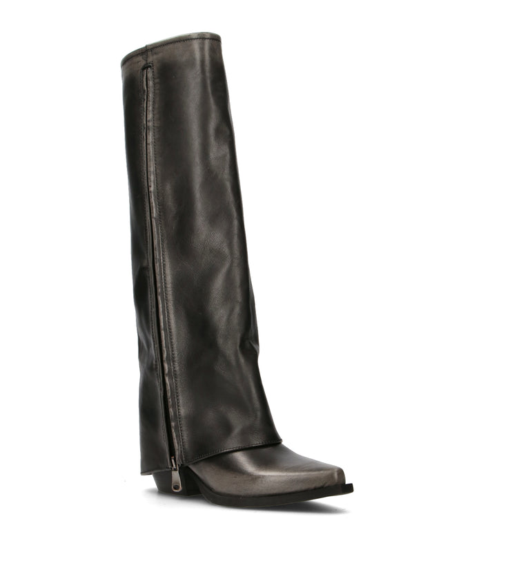 DOROTHYD Stivale donna nero in pelle