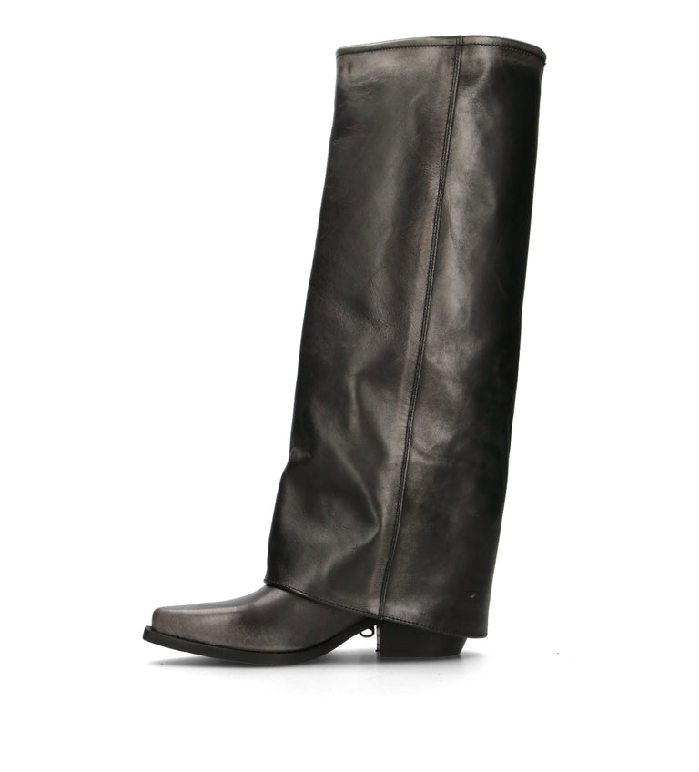 DOROTHYD Stivale donna nero in pelle