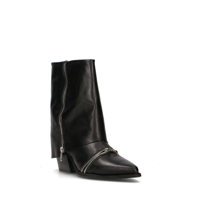 DOROTHYD Tronchetto donna nero in pelle