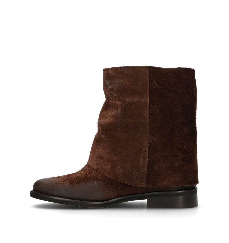 DOROTHYD Tronchetto donna marrone in suede