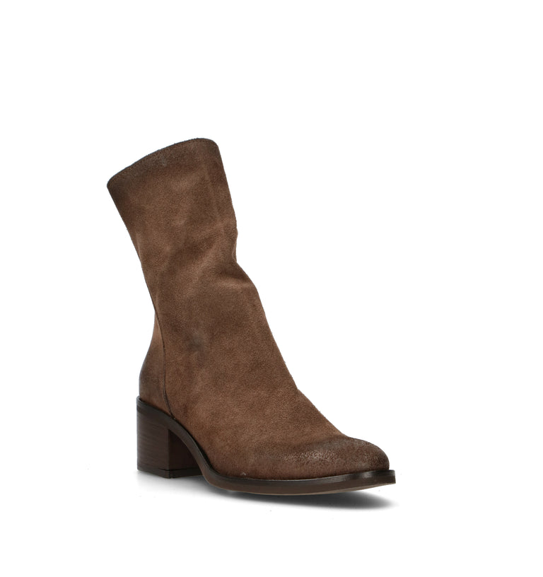 DOROTHYD Tronchetto donna marrone in suede
