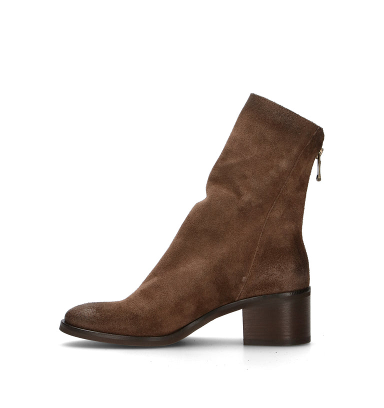DOROTHYD Tronchetto donna marrone in suede