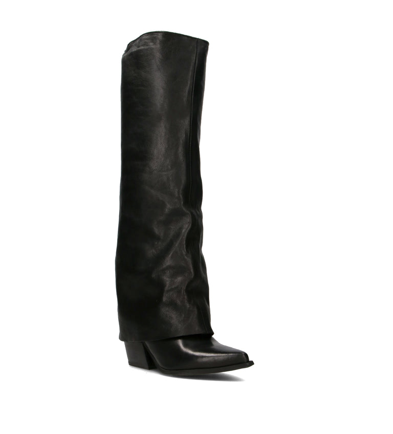 DOROTHYD Stivale donna nero in pelle