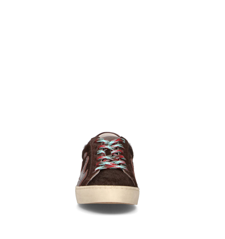 GAMIN Sneaker donna marrone in cavallino
