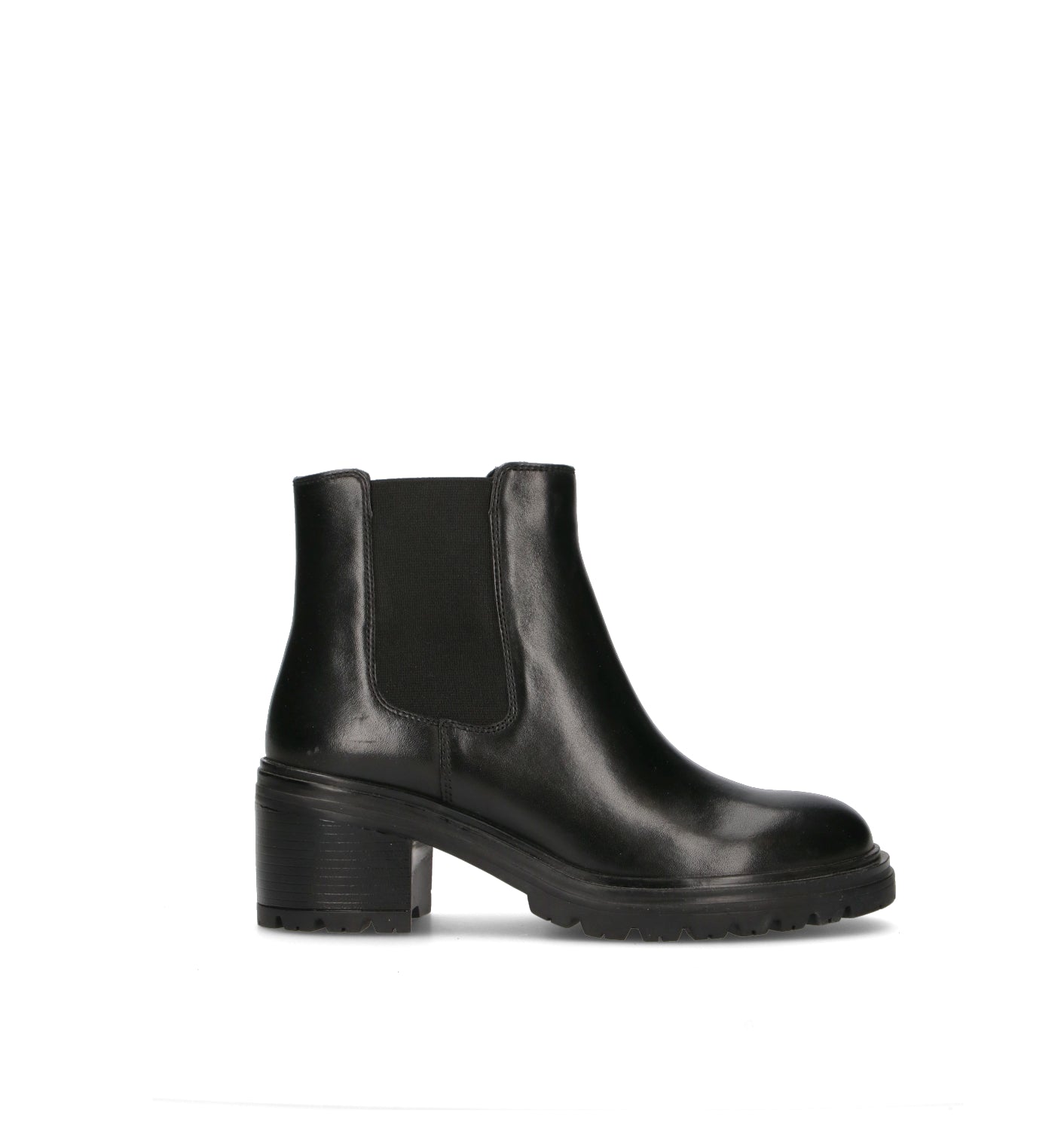 GEOX Tronchetto donna nero in pelle