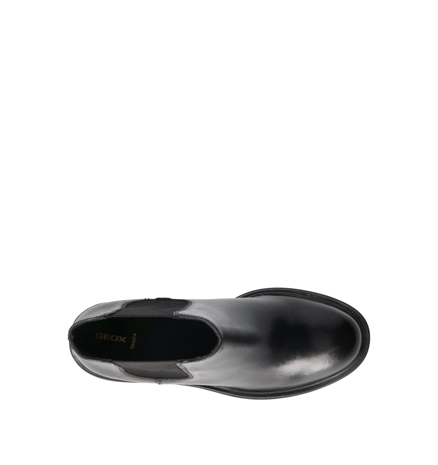 GEOX Tronchetto donna nero in pelle