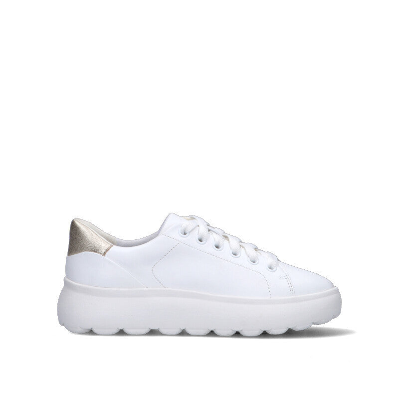 GEOX Sneaker donna bianca in pelle