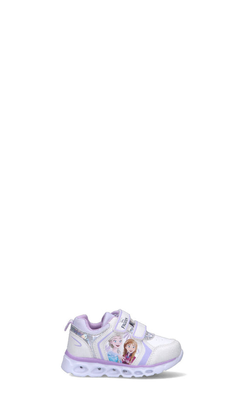 DISNEY Sneaker bimba bianca e lilla con luci