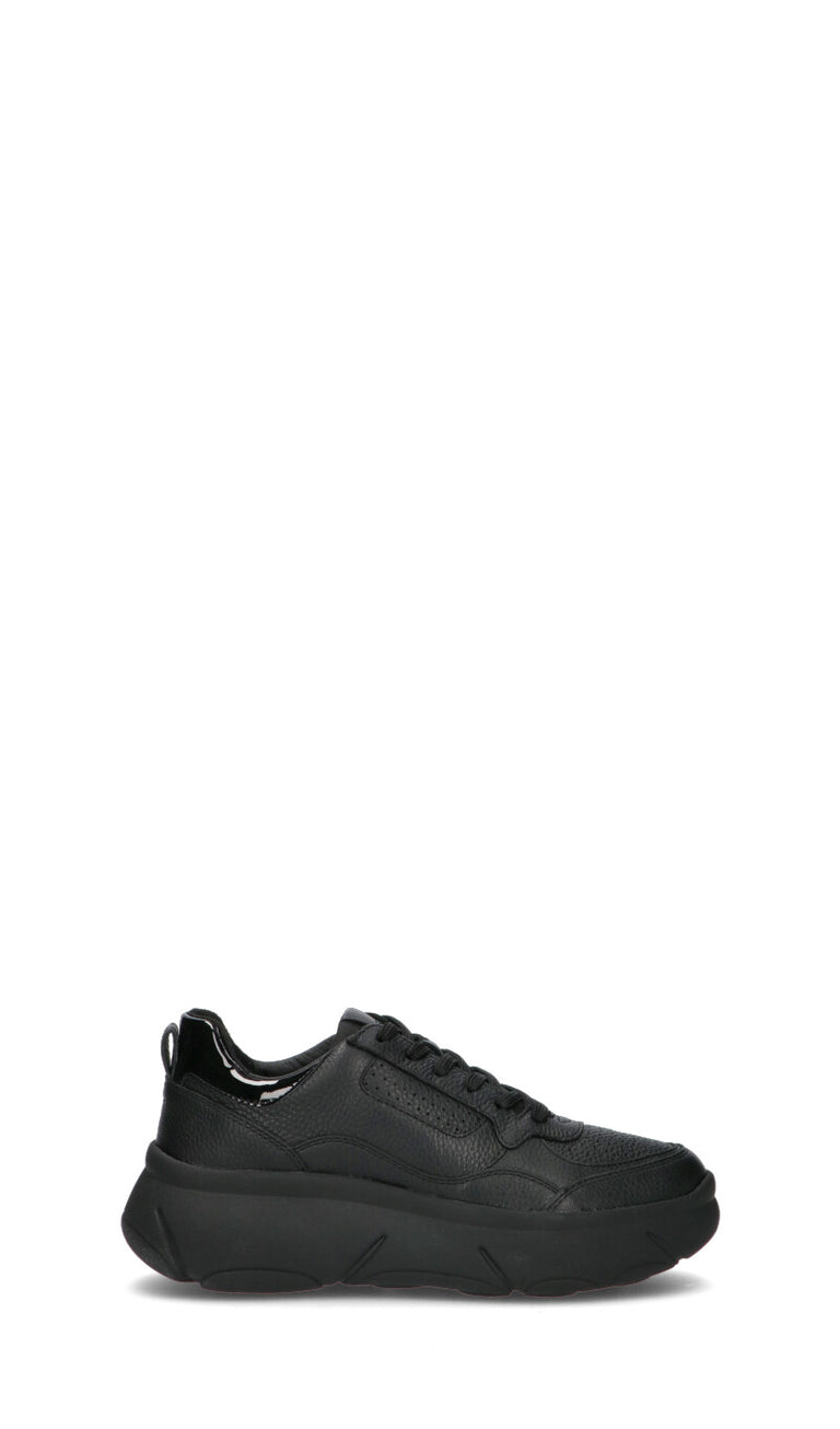 GEOX Sneaker donna nera in pelle Quellogiusto