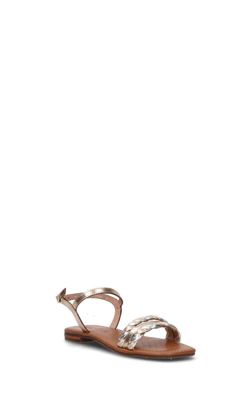 GEOX Sandalo donna oro in pelle