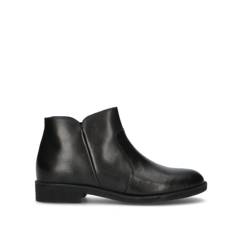 GEOX Tronchetto donna nero in pelle