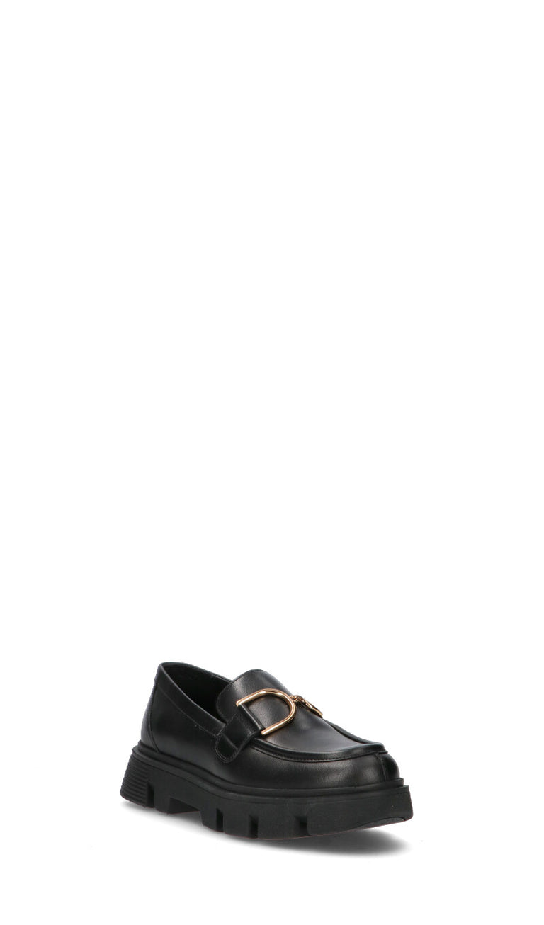 GEOX Mocassino donna nero in pelle