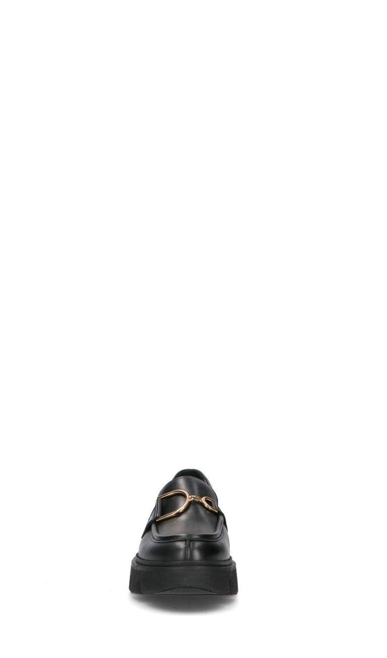 GEOX Mocassino donna nero in pelle