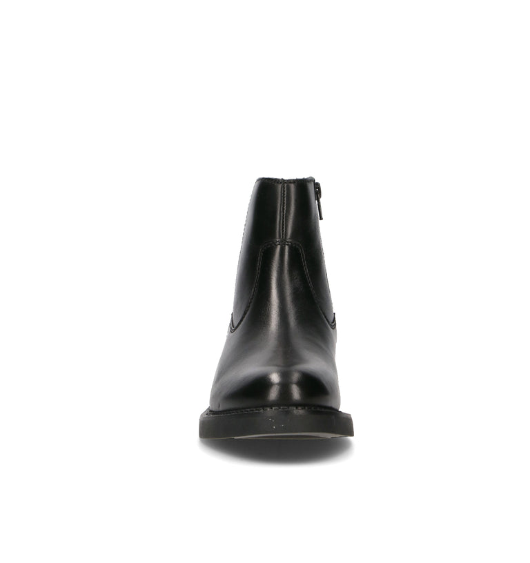 GEOX Tronchetto donna nero in pelle