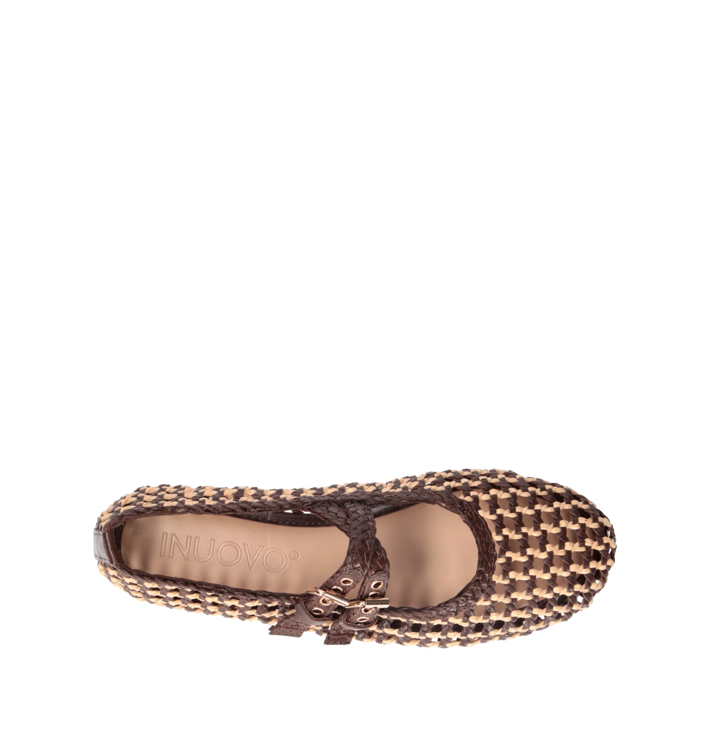 INUOVO Ballerina donna marrone