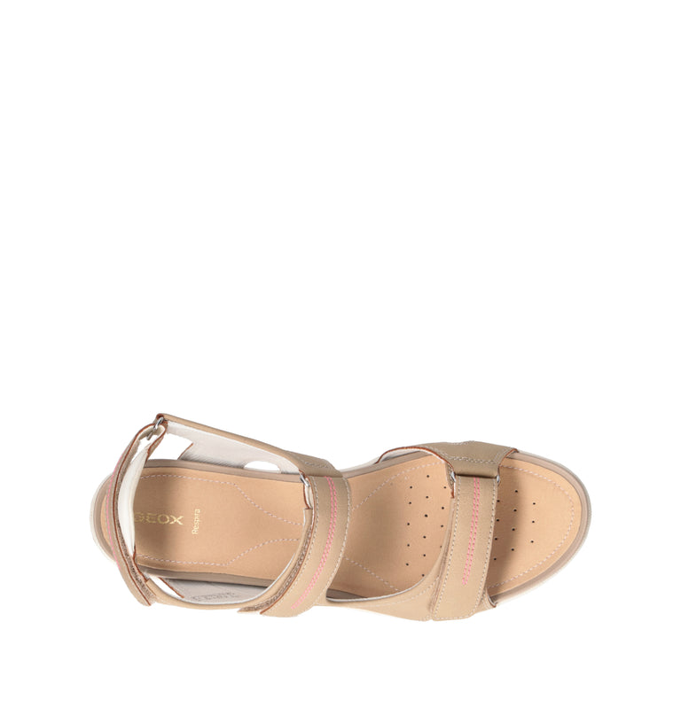 GEOX Sandalo donna taupe