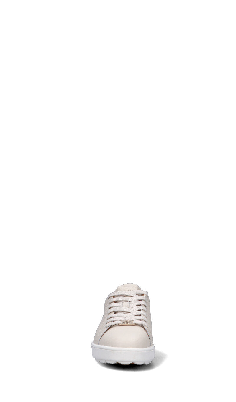 GEOX Sneaker donna panna in pelle