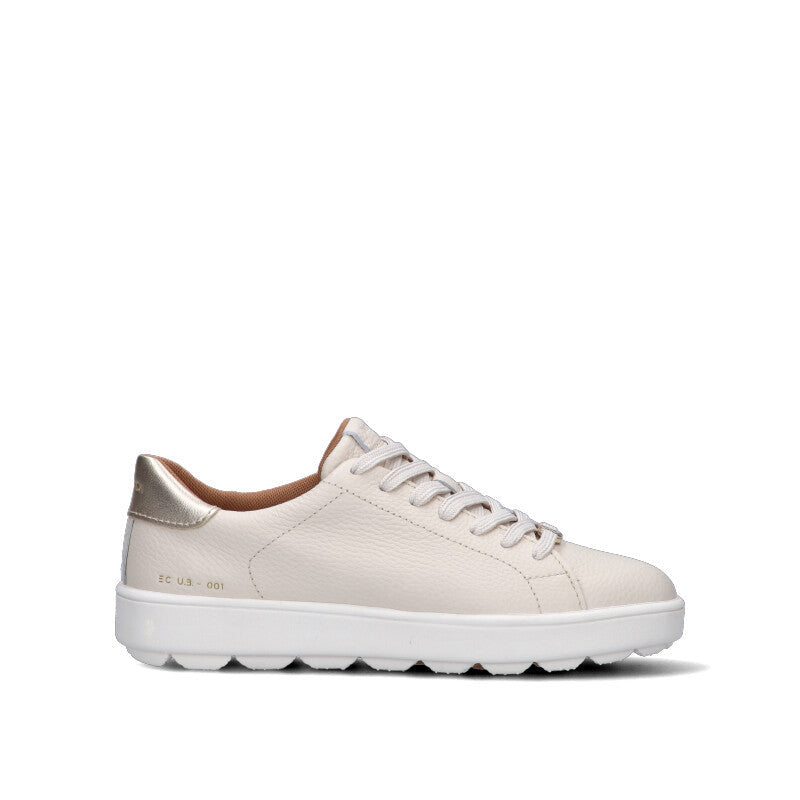 GEOX Sneaker donna panna in pelle