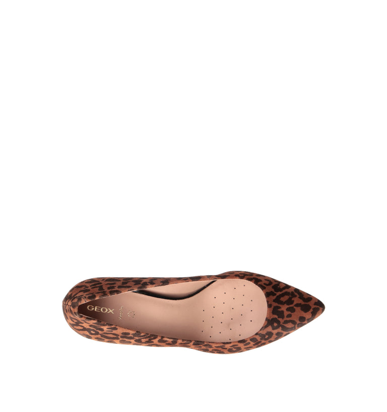 GEOX Décolleté donna maculata in suede