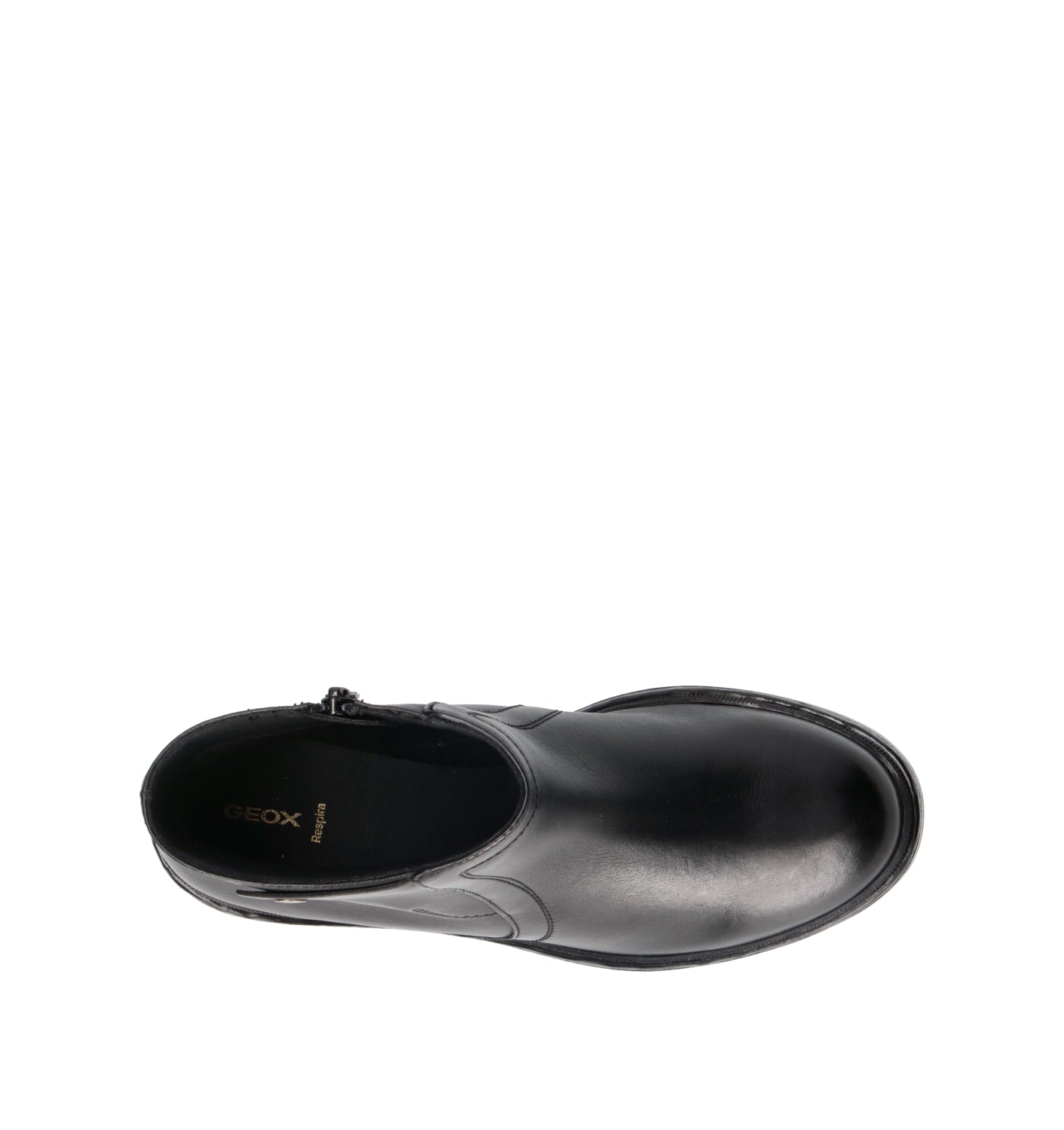 GEOX Tronchetto donna nero in pelle