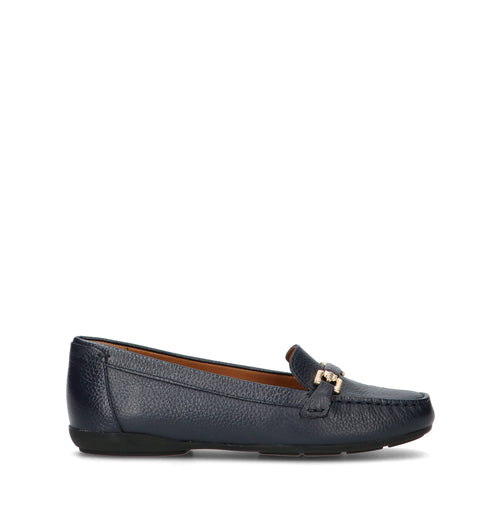 GEOX Mocassino donna blu in pelle