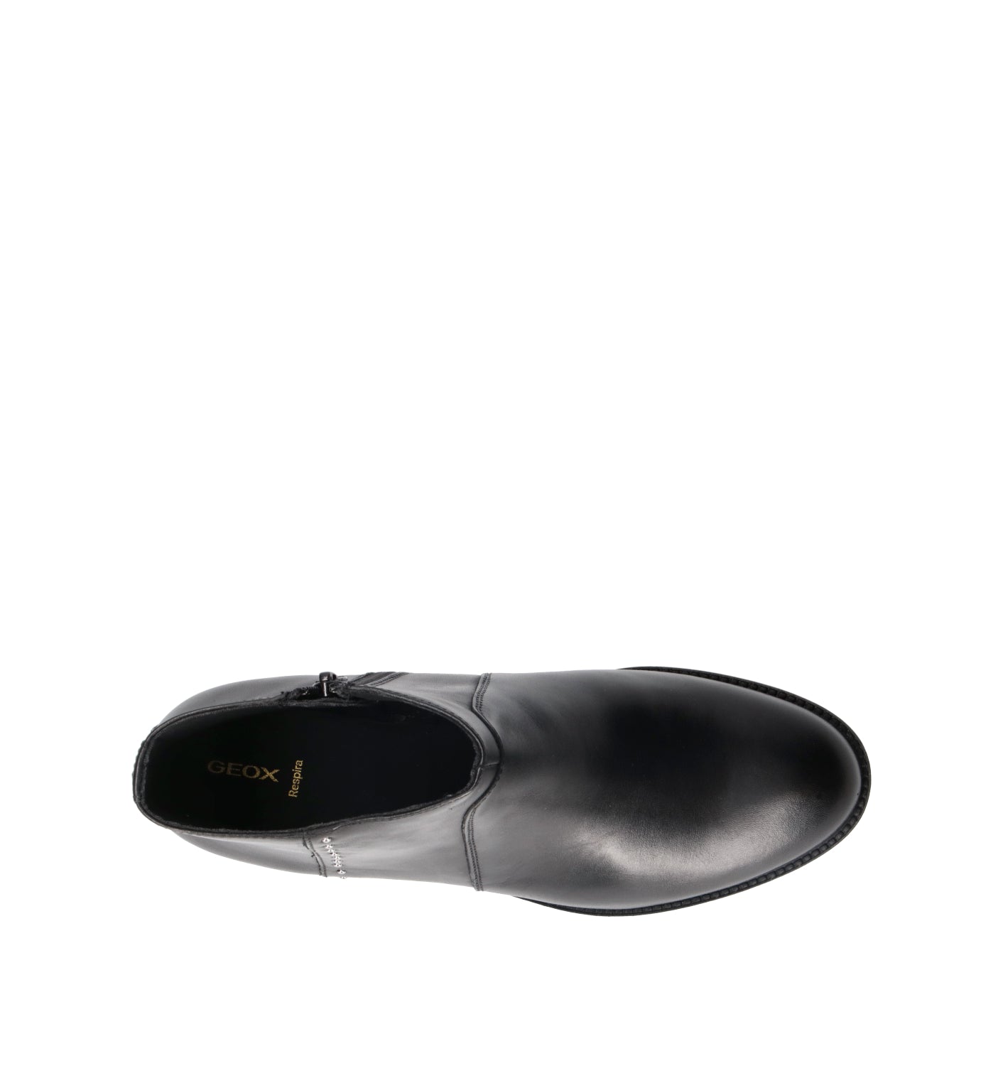 GEOX Tronchetto donna nero in pelle