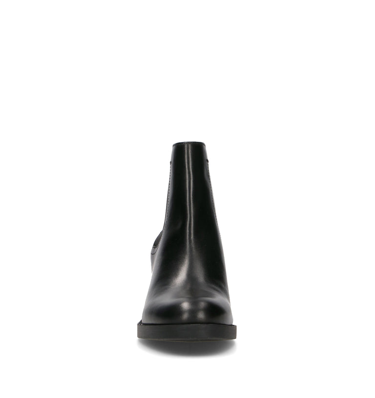 GEOX Tronchetto donna nero in pelle