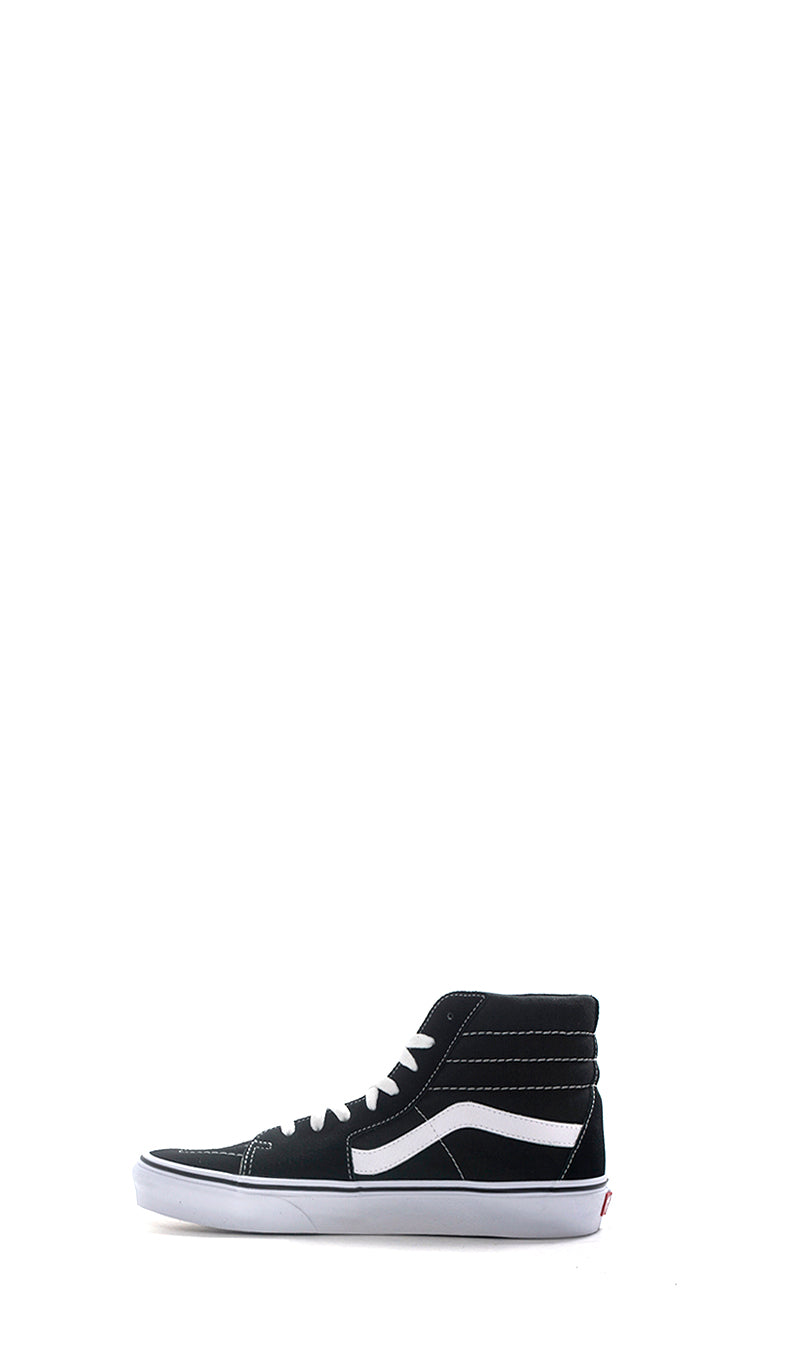 VANS Sneaker trendy uomo nera/bianca in pelle e tessuto