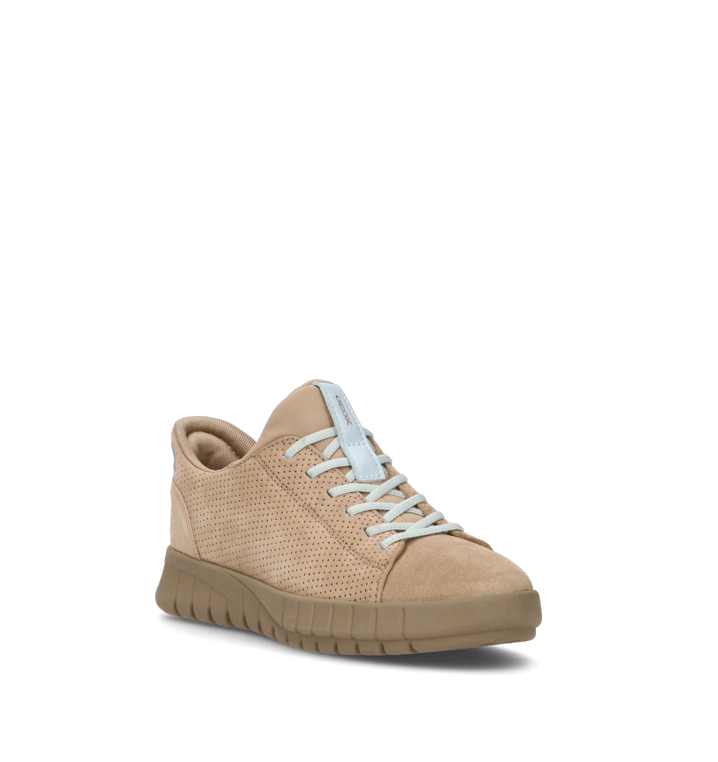 GEOX Sneaker donna beige in suede