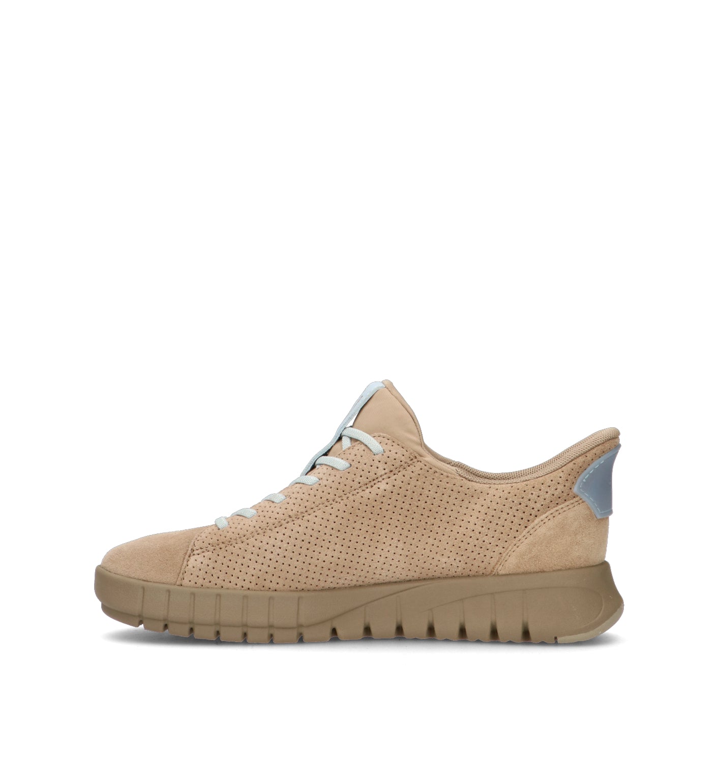 GEOX Sneaker donna beige in suede