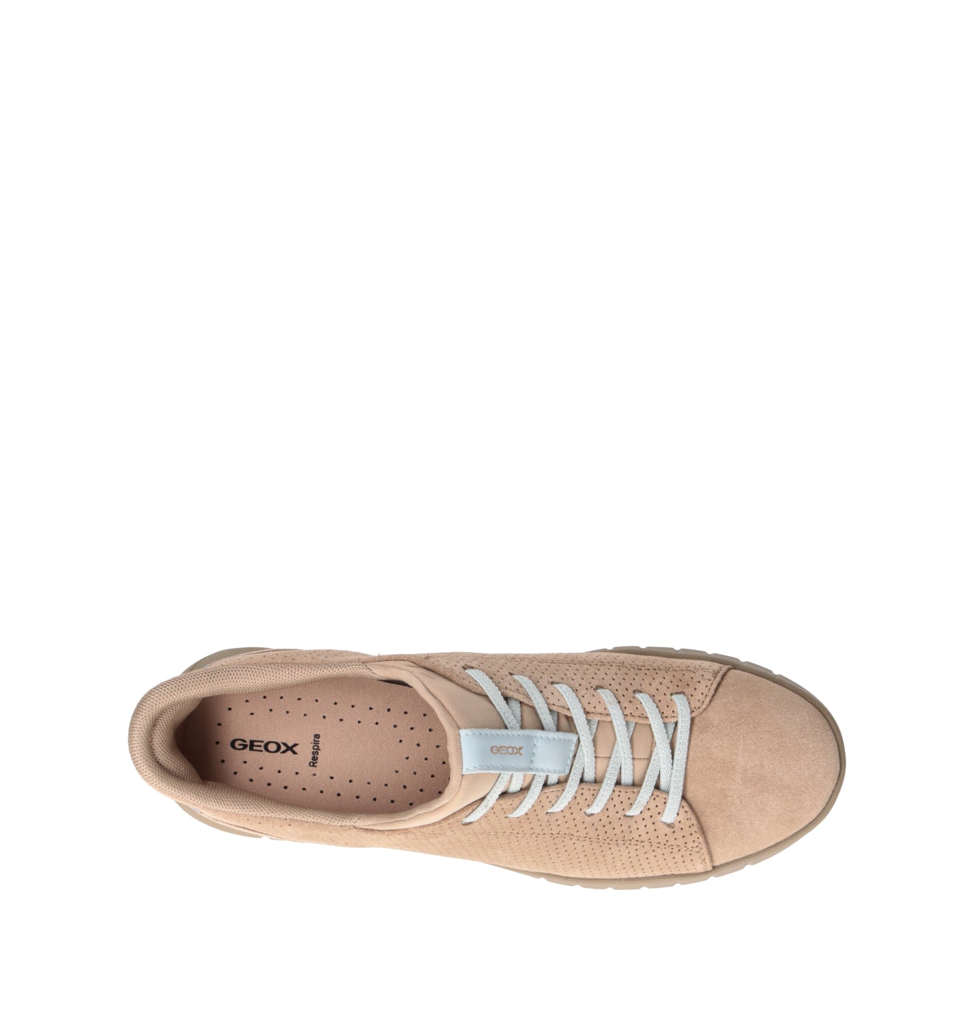 GEOX Sneaker donna beige in suede