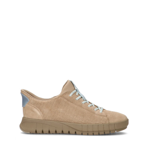 GEOX Sneaker donna beige in suede