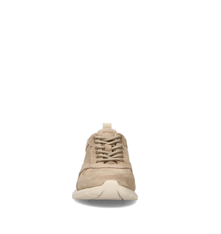 GEOX Sneaker donna beige in suede