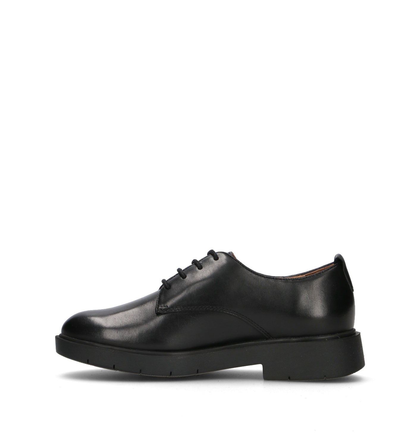 GEOX Stringata donna nera in pelle