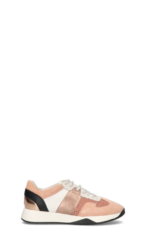 GEOX Sneaker donna rosa in suede