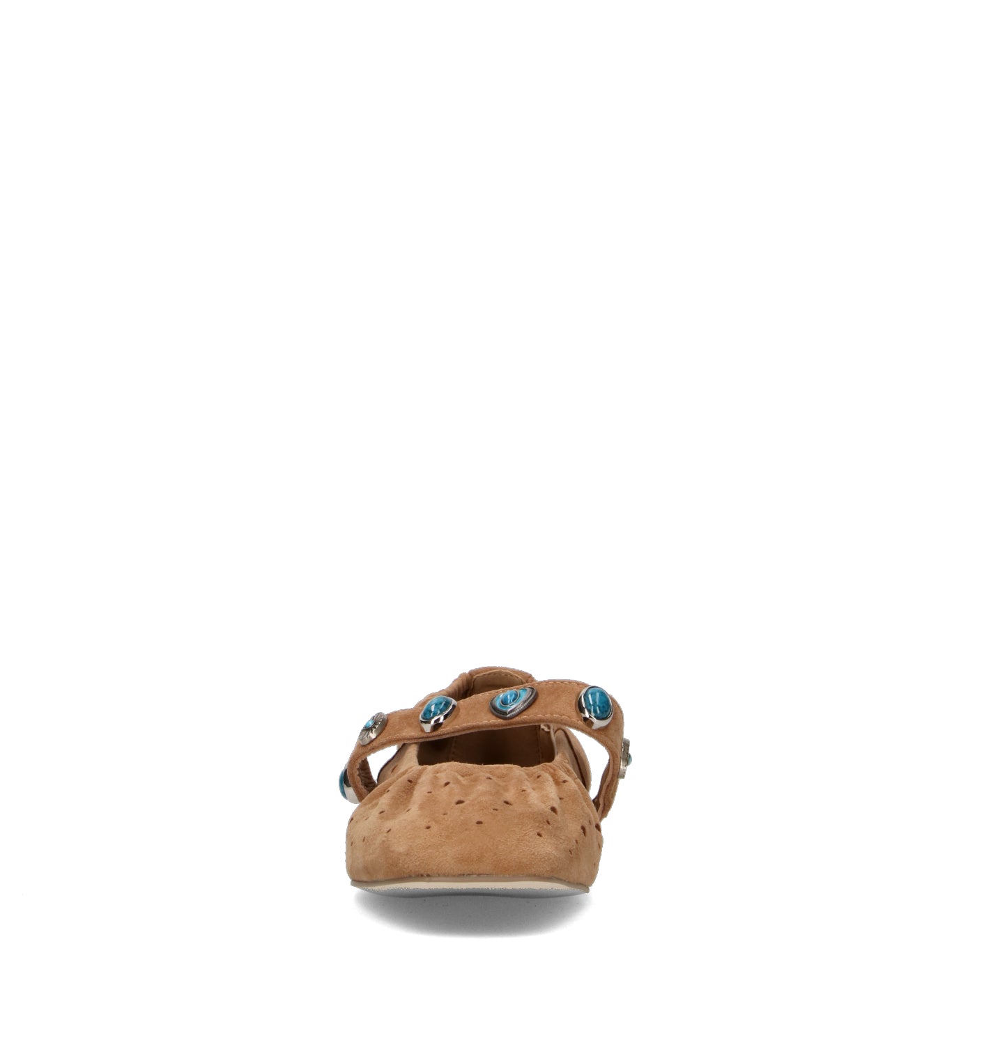 APEPAZZA Ballerina donna cognac in suede