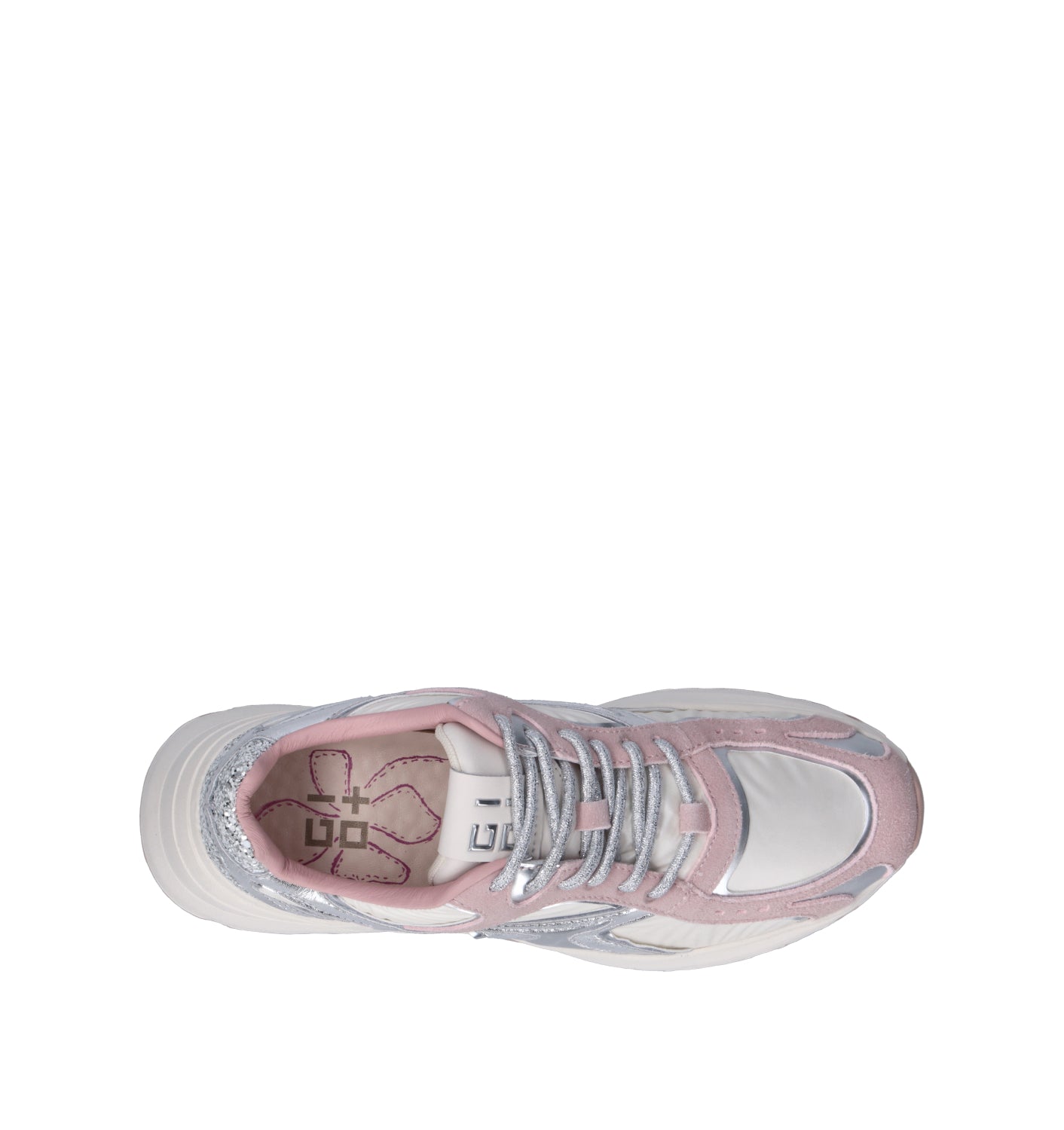 GIO+ Sneaker donna bianca/rosa